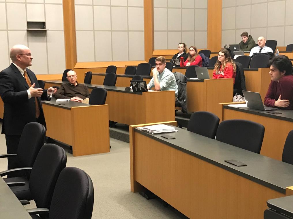 UNL College of Journalism and Mass Communications pop-up class on covering the courts. 