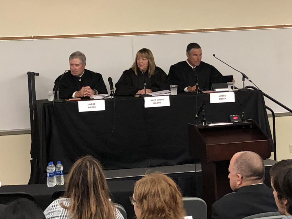 Judges begin hearing the cases presented at Nebraska State Court of Appeals.