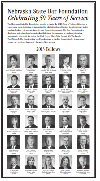 2013 Class of Fellows