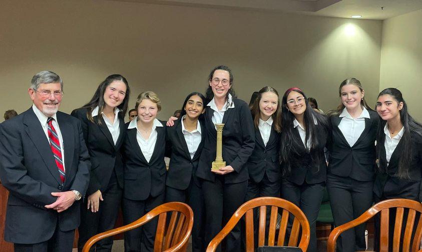 Winners of Nebraska State High School Mock Trial Championships.