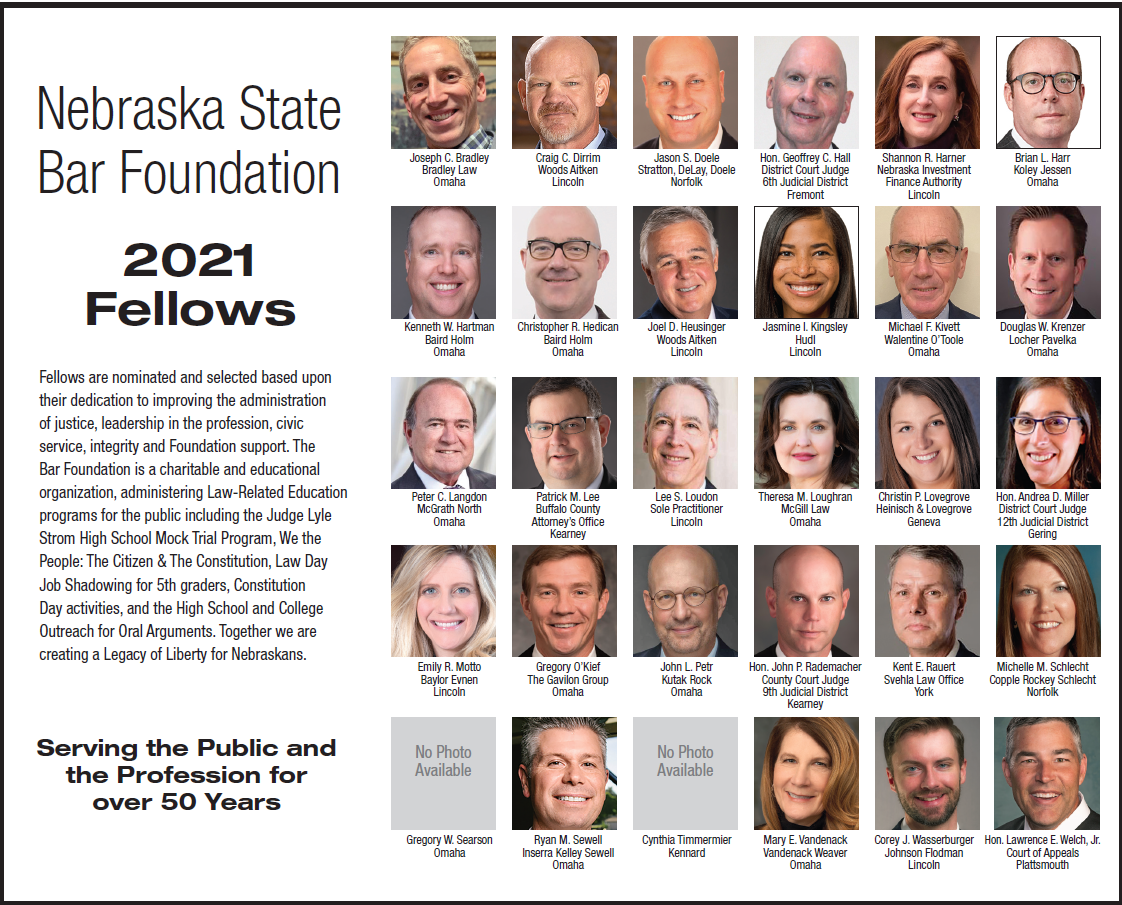 Nebraska State Bar Foundation Fellows